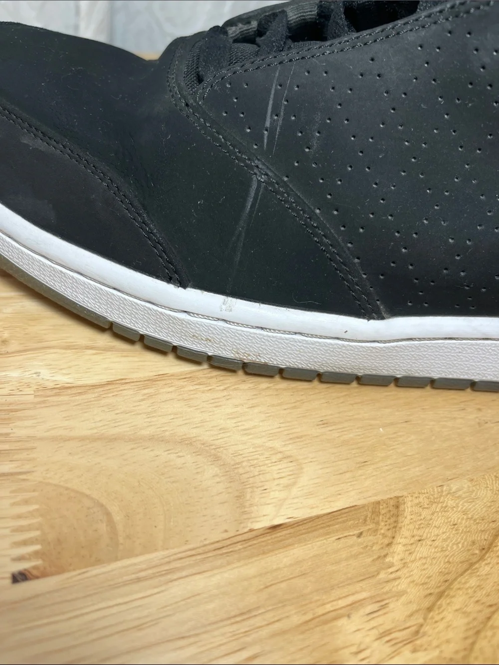 Jordan Academy Triple Black High Top Shoes Men 11.5 881434-001 - 